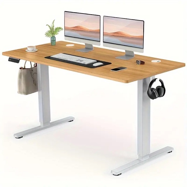 Electric Height-Adjustable Standing Desk (55" x 24")